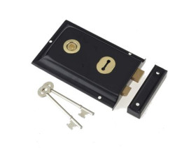 Yale Rim Sashlock Black 9709
