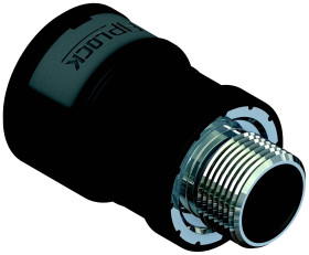 Złącze śrubowe Fränkische Rohrwerke 4890473500 58.1 mm czarny 10 szt.