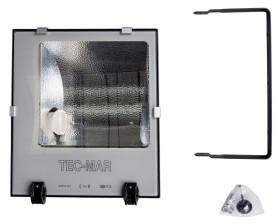 Naświetlacz sodowy 250W E40 IP65 Ikl. asymetryczny BEST MT SAP-T, 8002/AS/250SAP SPEC