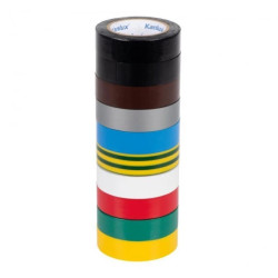 Taśma izolacyjna IT-2/10/16MM-MIX 10m PVC 10 sztuk mix kolorów 01293