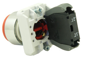 Kompletny układ przycisku SPST średnica wycięcia 22.5mm RS PRO