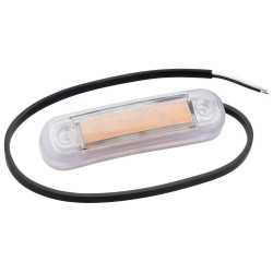 Fristom 90047 End marker light Open cable ends 12 V/24 V Orange Transparent