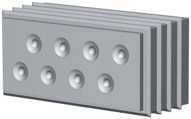 CONTA-CLIP KDS-DES 8X4,5 GR Element uszczelniający termoplastyczny elastomer szary 1 szt.
