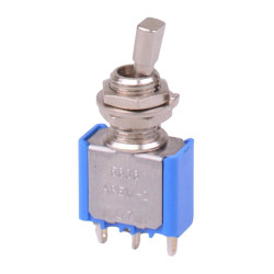5636A-12 APEM Short Flat Lever On-On Miniature Toggle Switch SPDT