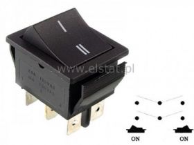 Przeł. kołys. ON-ON stabilny 6pin 250V 15A