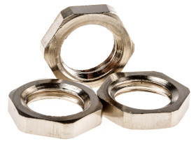 Nakrętka do dławnic kablowych gwint: M10 Mosiądz platerowany niklem SES Sterling