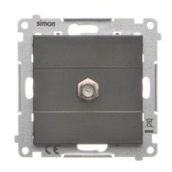SIMON55 czarny TASF1.01/149 Gniazdo typu F poj.