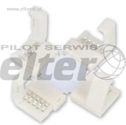 Klips do taśm LEDx4 10mm RGB