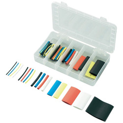Conrad SUHT119-04C 119 Piece Heat Shrink Sleeving Set 2:1 Assorted Colours 50mm