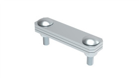 Złącze Krzyżowe Skośne Pręt-Bednarka 3-Elem. Stal Ocynkowana Galwanicznie...