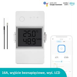 Sonoff TH Elite 20A przekaźnik Wifi z funkcją pomiaru temperatury