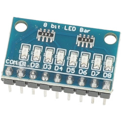 Moduł z 8 diodami LED niebieskie wspólna katoda