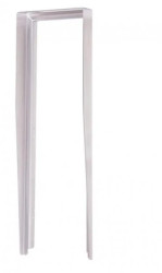 Daszek do dużych ramek pojedynczych podtynkowych CDN, stal kwasoodporna CDN-D-L