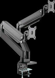 17.03.1117 Monitor bracket, 2 displays, 526 mm, desk mounting