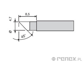 Grot do stacji GOOT RX-802AS i RX-852AS - 4,7C