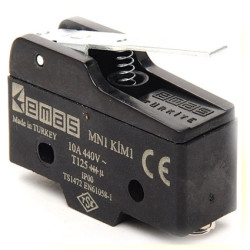 Wyłącznik krańcowy miniaturowy zestyk przełaczny 1CO krótka dźwignia metalowa T0-MN1KIM1