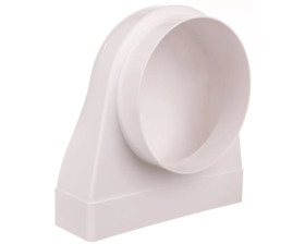 Kolano łącznikowe 90st. 60x204/fi150mm KP204-23/150