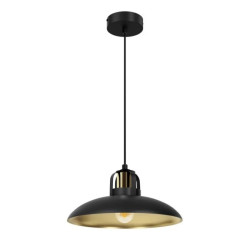 Lampa wisząca FELIX BLACK/GOLD 1xE27 MLP8906 Milagro