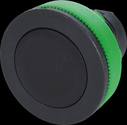 ZB5FA2 Front element for push-button XB5, without detent, black