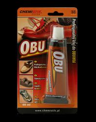 OBU - Poliuretanowy klej do obuwia, skóry, gumy 15ml