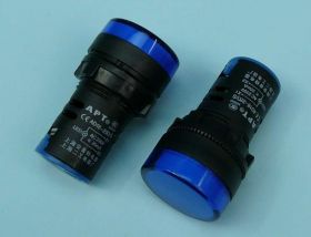 230VAC 22/28mm BLUE AD16 KONTROLKA LED