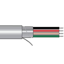 Kabel sterujący Alpha Essentials Communication & Control liczba żył 4 Ekranowane Alpha Wire 0.75 mm² 18 AWG średnica zew