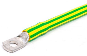 Heatshrink tubing, 3:1, (9.5/3 mm), PE, crosslinked, yellow/green, DERAY-HANDYBOX 3/8&quot; GRÜN/GELB