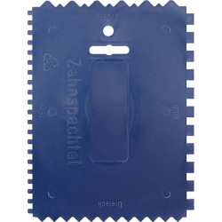 kwb 32900 Notch Trowel 180x140mm plastic serrated sides dental form