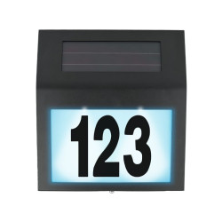 Lampa LED solarna z numerem domu / SBT01B dpm