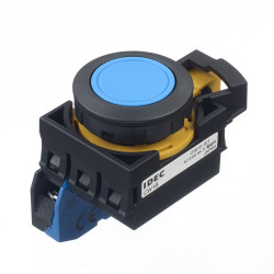 Przycisk średnica wycięcia 22mm, montaż panelowy Idec