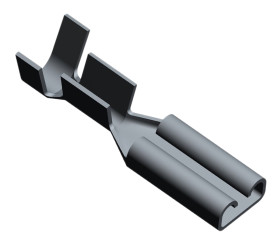 Konektor płaski Żeński 2.79 x 0.79mm długość 16.9mm Izolacja: Nieizolowane Cyna