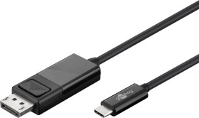 Kabel przejściowy USB-C™ DisplayPort 4k 60 Hz, 1,20 m, czarny 79295