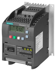 Falownik SINAMICS V20 3AC380-480V -15/+10 47-63HZ RATED POWER 0.75KW 6SL3210-5BE17-5CV0