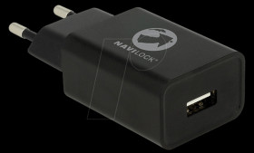 62847 Charger 1 x USB Type-A 5 V 2.4 A black