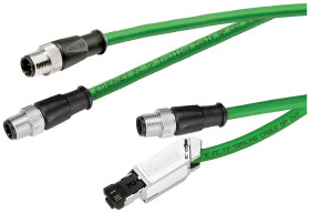 Kabel Ethernet Cat5e długość 5m Z zakończeniem Siemens