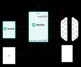 3.0V to +5.5V, 1µA, RS-232/RS-485/422 Multiprotocol Transceivers