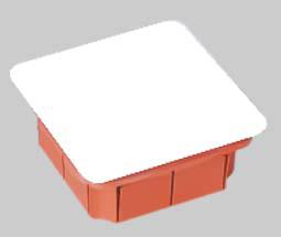 Puszka podtynkowa, 92 x 92 x 45,