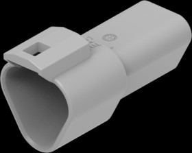 Pin housing, 3 pole, for DEUTSCH DT series, DT04-3P