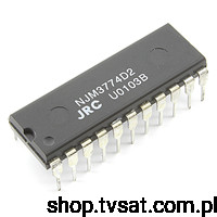NJM3774D2 Dual Stepper Motor Driver 1.2A Out DIP22 JRC