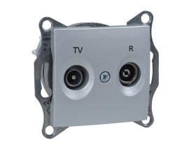SEDNA Gniazdo antenowe R/TV (8dB) przelotowe aluminium SDN3301360 SCHNEIDER ELECTRIC