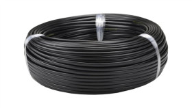 Przewód Prądowy H03vvh2-F / Omyp 300V 2X0,75 Płaski Czarny Linka Elektrokabel...