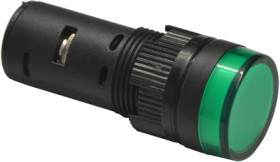Signal light, 24 V (AC), 24 V (DC), green, Mounting Ø 16 mm, LED number: 1, 58802413
