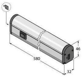 Oświetlenie LED Turck WLB32ZC570PBQMI biały 1200 lm (D x S) 580 mm x 32 mm 1 szt.