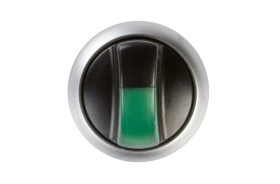 Napęd przełącznika 3 położeniowy zielony z podświetleniem bez samopowrotu M22-WRLK3-G 216847