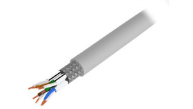 Przewód S/Ftp Cat 6 Cu 27Awg Pvc 100M Szary