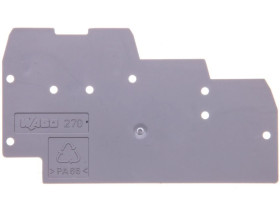 Ścianka końcowa do złączek 3-pietrowych szara 270-319