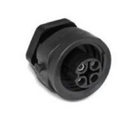 Złącze wielostykowe przemysłowe 3 + PE-pinowe, panelowe Gniazdo Amphenol Industrial