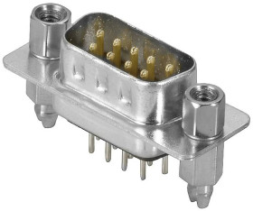 Weidmüller D-SUB M6.3 T09VB 3.2B4 TY BK 2707230000 Złącze męskie D-Sub 0 °, 180 ° Ilość styków: 9 lutowane 90 szt.