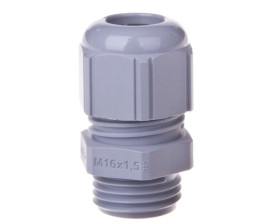 Dławnica kablowa poliamidowa M16 IP68 SKINTOP STR-M 16x1,5 ciemnoszara 53111110