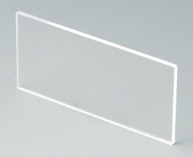 Front plate, acrylic glass, (W x H) 67.7 x 31.6 mm, transparent, B6121331